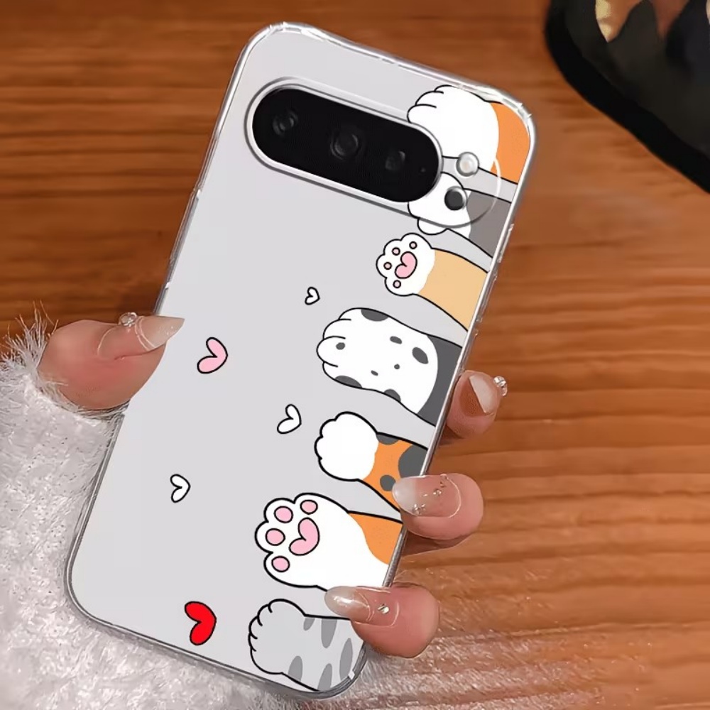 Cartoon Cat Paw Print Crystal  - огляд і ціна Google Pixel 9