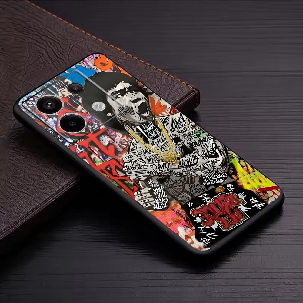 Banksy Graffiti Art  Phone Cas - огляд і ціна Xiaomi Redmi Note 14