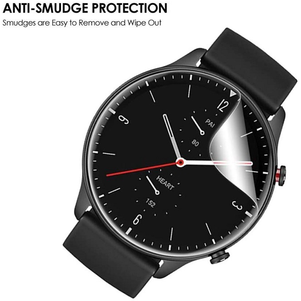 3/6pcs Ultra-thin Transparent  - огляд і ціна Smartwatch Screen Film