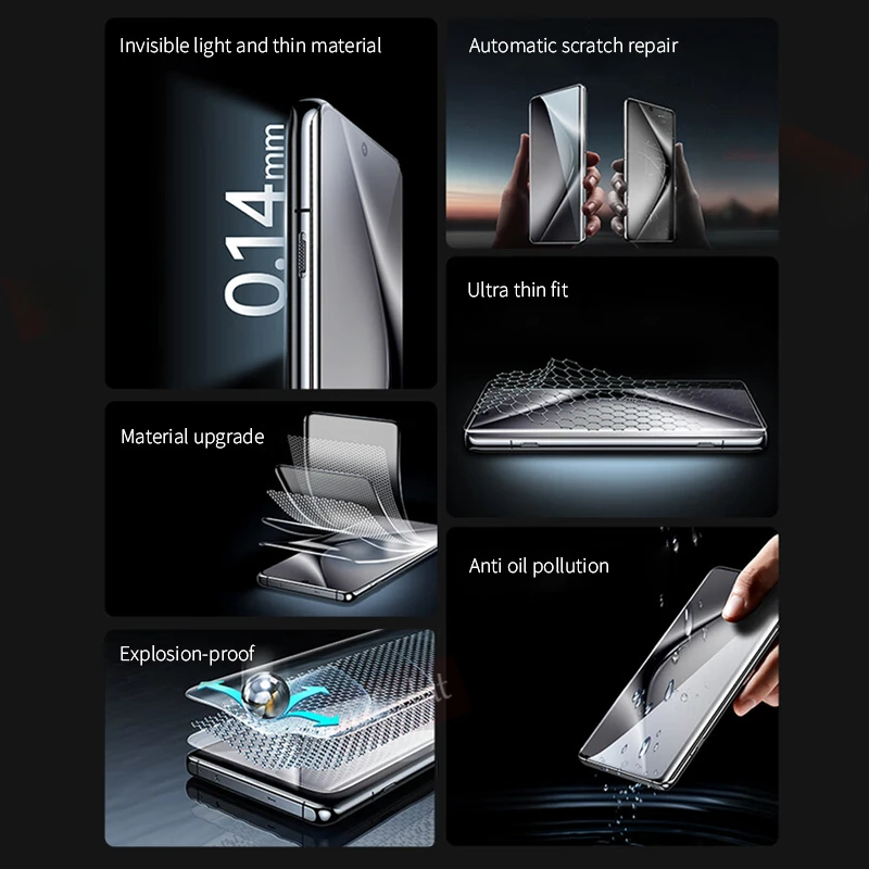 2-4Pcs Full Curved Hydrogel Fi - огляд і ціна Vivo V40
