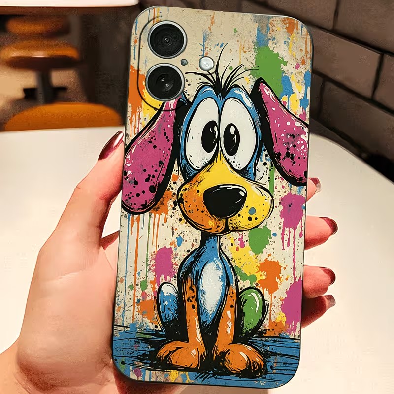 Graffiti Colored Puppy TPU Pho - огляд і ціна Apple Iphone 16